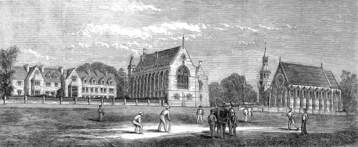 Framed Print : Clifton College, Bristol, 1867 Framed Print : Clifton College, Bristol, 1867