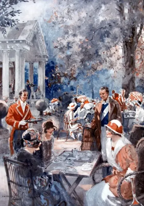 Framed Print : A Club of all the Sports: A famous London Society Resort by Framed Print : A Club of all the Sports: A famous London Society Resort by