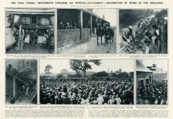 Framed Print : Coal strike: movements towards an offical settlement 1926