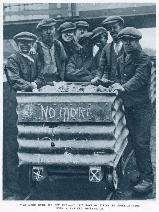 Framed Print : Coal Strike in Stoke-on-Trent 1920 Framed Print : Coal Strike in Stoke-on-Trent 1920