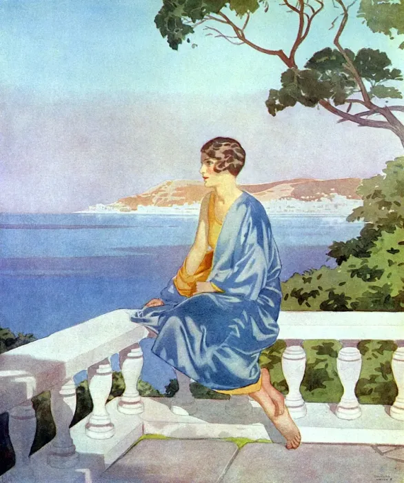 Framed Print : Coat D Azur by Douglas Wales Framed Print : Coat D Azur by Douglas Wales