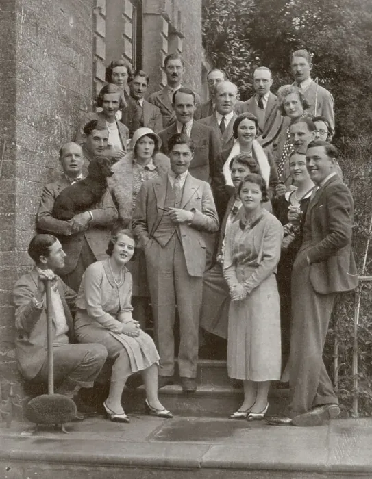 Framed Print : A coming-of-age party at Daventry for Major and Mrs Gerrard's twin daughters, Ruth and Pamela
