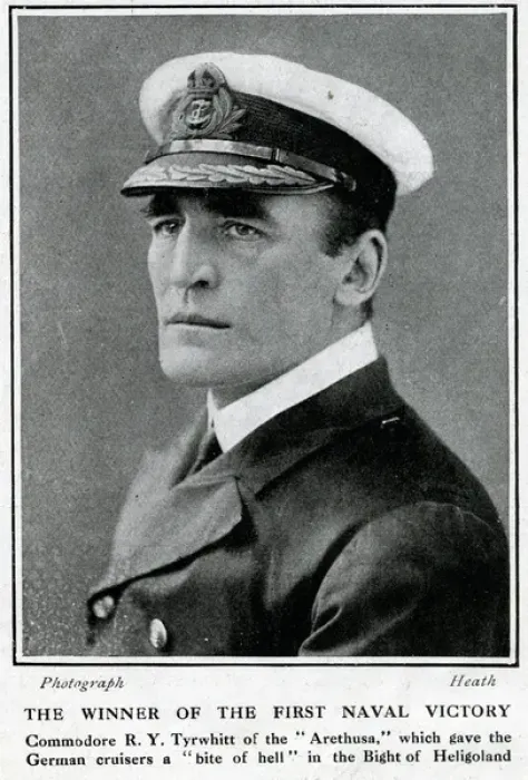 Framed Print : Commodore R Y Tyrwhitt of the Arethusa, WW1