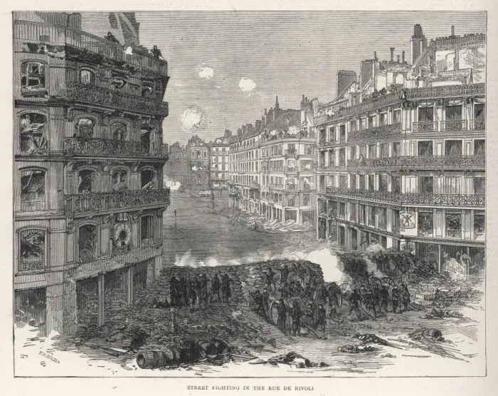 Framed Print : Commune  /  Street Fighting
