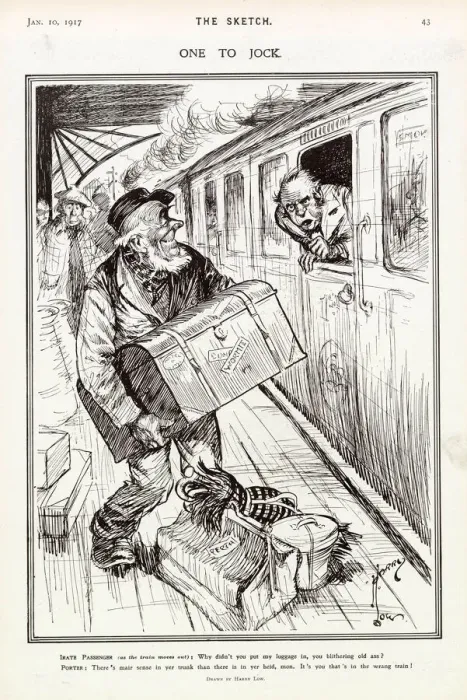 Framed Print : Complaints from a irate passenger as the train starts to depart the platform Framed Print : Complaints from a irate passenger as the train starts to depart the platform