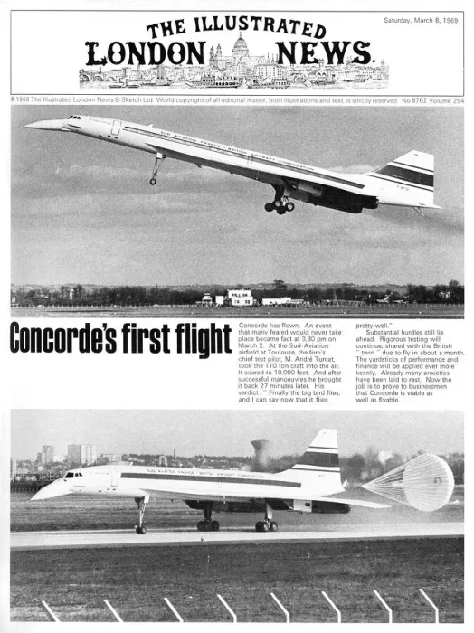 Framed Print : Concordes First Flight Framed Print : Concordes First Flight