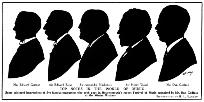 Framed Print : Conductors at Bournemouth Festival of Music H. L. Oakley