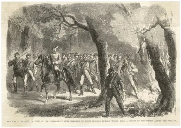 Framed Print : Confederate Forces