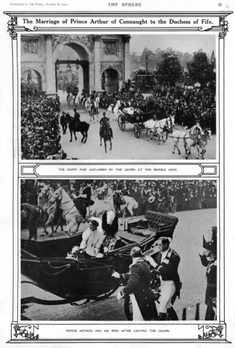 Framed Print : Connaught Fife Wedding