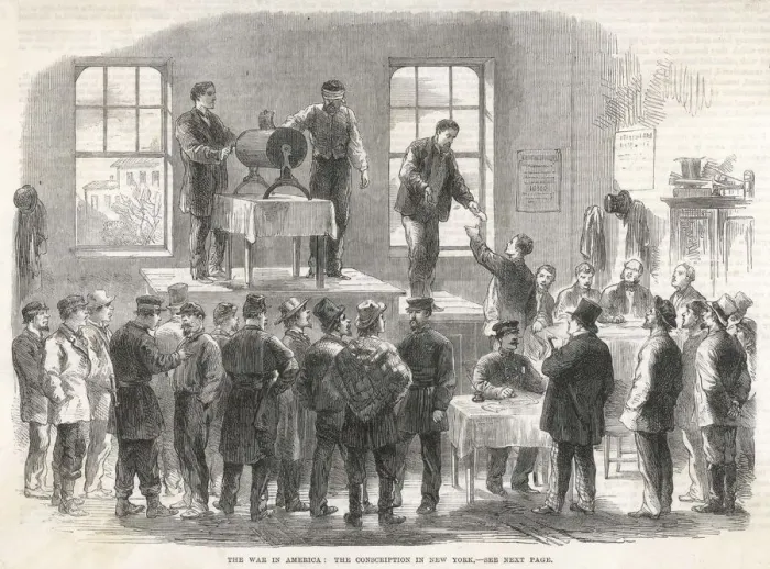 Framed Print : Conscription New York Framed Print : Conscription New York