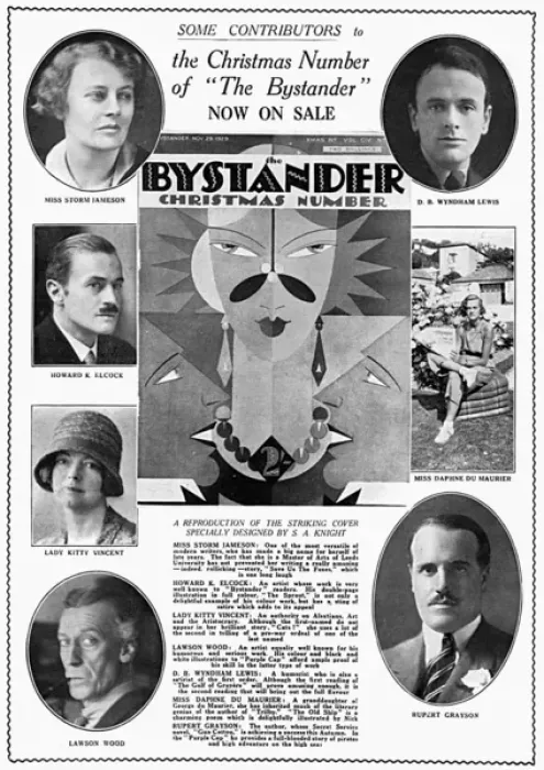 Framed Print : Contributors to the Bystander Christmas Number 1929 Framed Print : Contributors to the Bystander Christmas Number 1929