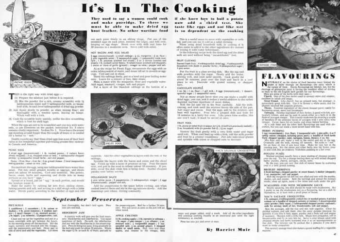 Framed Print : Its in the cooking, 1943 Framed Print : Its in the cooking, 1943