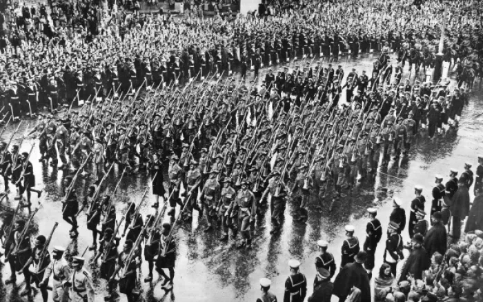 Framed Print : Coronation 1953, Commonwealth army contingents marching in p Framed Print : Coronation 1953, Commonwealth army contingents marching in p