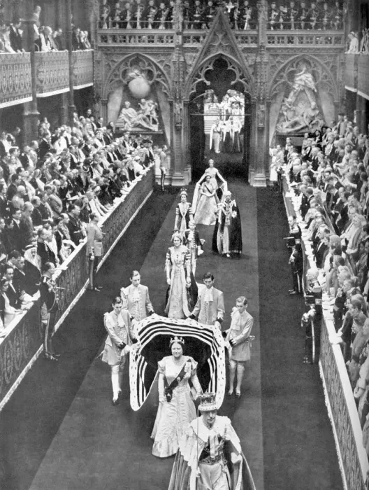 Framed Print : Coronation 1953 - Procession of Queen Mother Framed Print : Coronation 1953 - Procession of Queen Mother