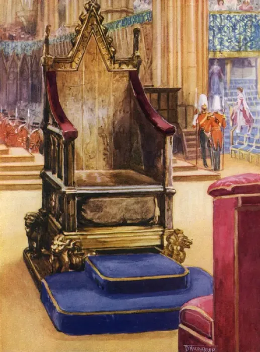 Framed Print : Coronation Chair Framed Print : Coronation Chair