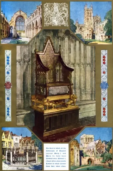 Framed Print : The Coronation Chair, with the Stone of Scone Framed Print : The Coronation Chair, with the Stone of Scone