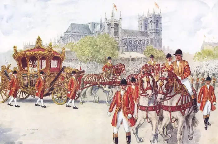 Framed Print : Coronation coach 1937 for George VI Framed Print : Coronation coach 1937 for George VI