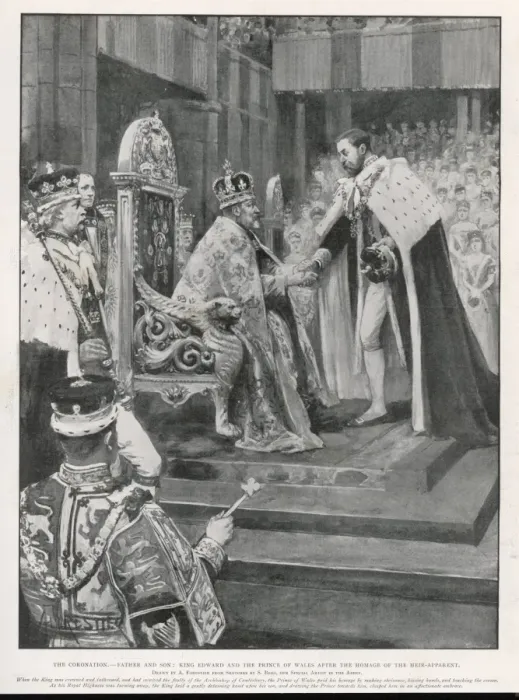 Framed Print : Coronation Edward VII Framed Print : Coronation Edward VII