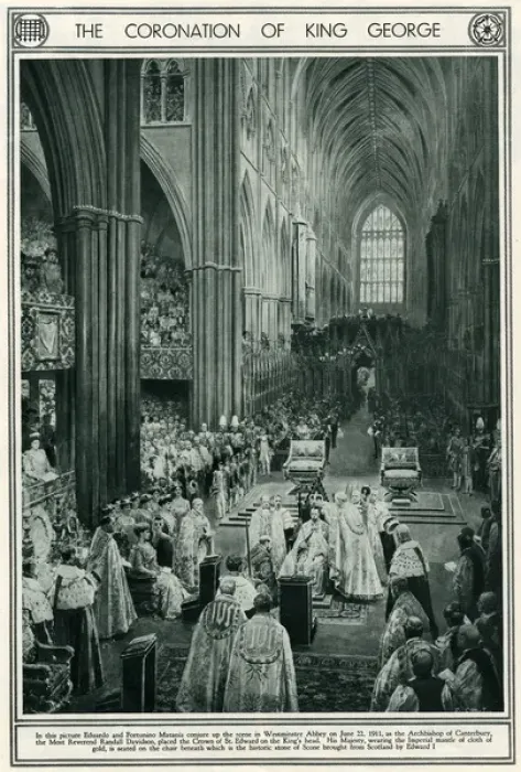 Framed Print : Coronation of King George V 1911 Framed Print : Coronation of King George V 1911