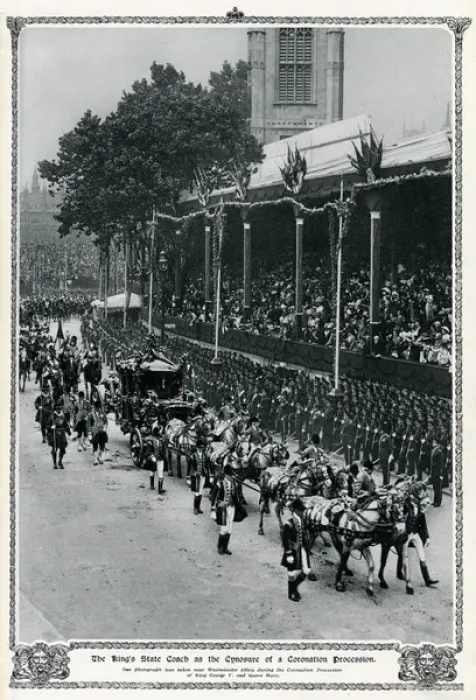 Framed Print : Coronation Procession, near Westminster Abbey 1911 Framed Print : Coronation Procession, near Westminster Abbey 1911