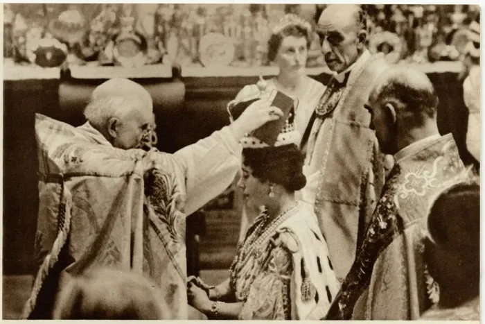 Framed Print : Coronation, receiving the Crown of glory 1937 Framed Print : Coronation, receiving the Crown of glory 1937