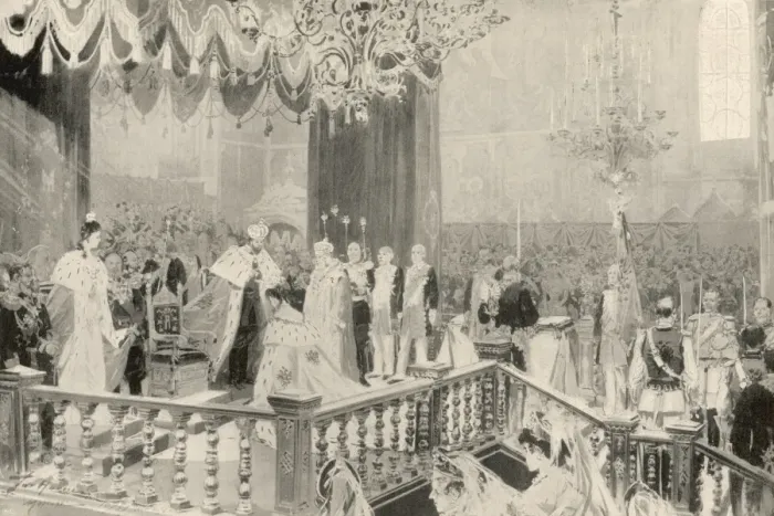 Framed Print : The coronation of Tsar Nicholas II Framed Print : The coronation of Tsar Nicholas II