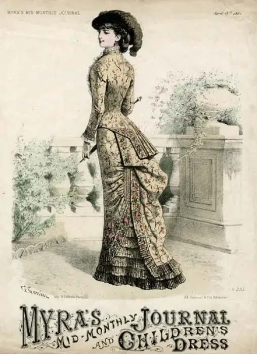 Framed Print : Costume April 1881 Framed Print : Costume April 1881