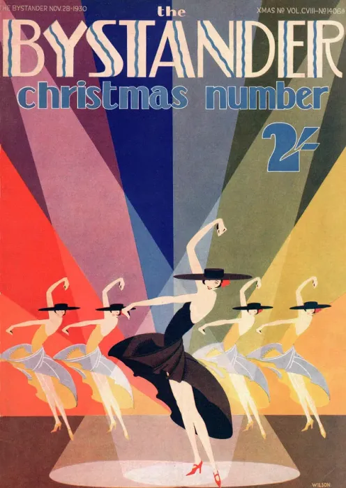 Framed Print : Front cover from the Bystander 1930