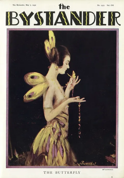 Framed Print : Front cover from the Bystander