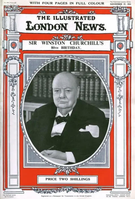 Framed Print : Cover of Churchill 80th birthday special edition Framed Print : Cover of Churchill 80th birthday special edition