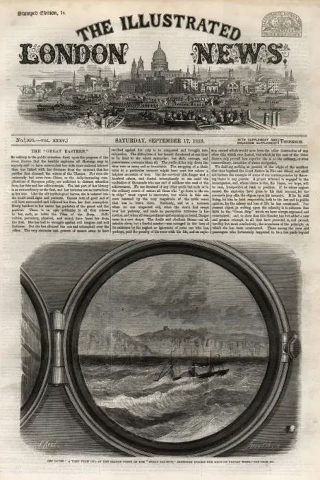 Framed Print : Cover of ILN 17th September 1859 Framed Print : Cover of ILN 17th September 1859