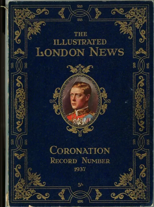 Framed Print : Front cover of ILN coronation number for Edward VIII Framed Print : Front cover of ILN coronation number for Edward VIII