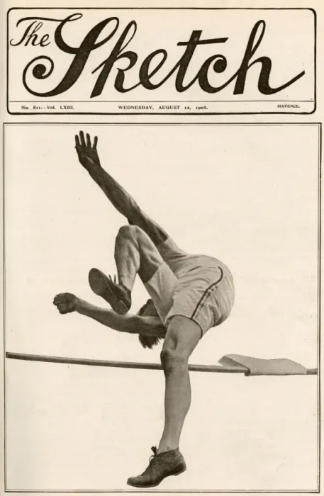 Framed Print : Cover of the Sketch: high jumper Harry Porter Framed Print : Cover of the Sketch: high jumper Harry Porter