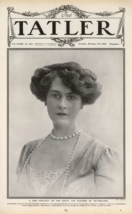 Framed Print : Front cover of The Tatler - The Duchess of Sutherland