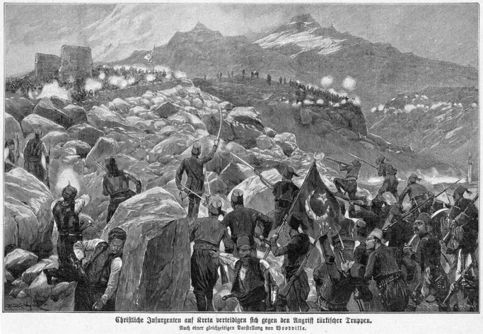 Framed Print : Cretan Insurrection Framed Print : Cretan Insurrection