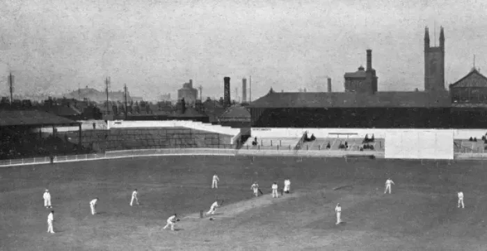 Framed Print : Cricket at Bramall Lane 1911 Framed Print : Cricket at Bramall Lane 1911