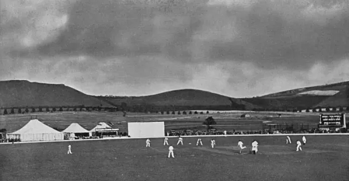 Framed Print : Cricket at Folkestone Framed Print : Cricket at Folkestone