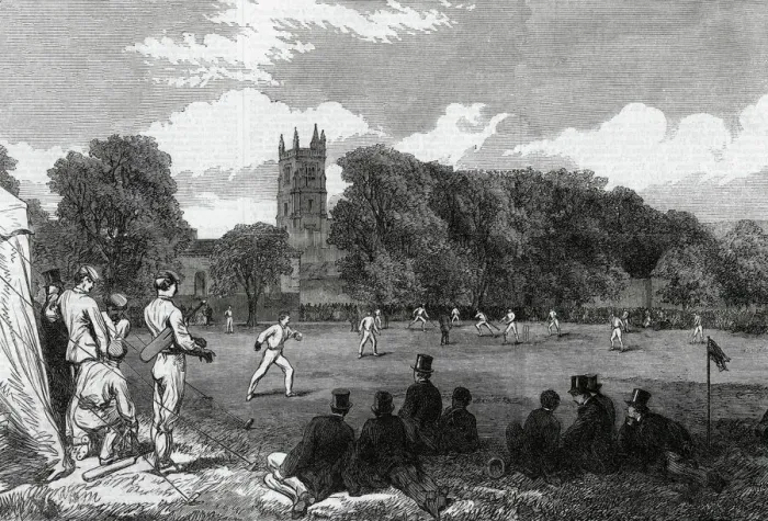 Framed Print : Cricket match at Winchester Eton v Winchester Colleges Framed Print : Cricket match at Winchester Eton v Winchester Colleges