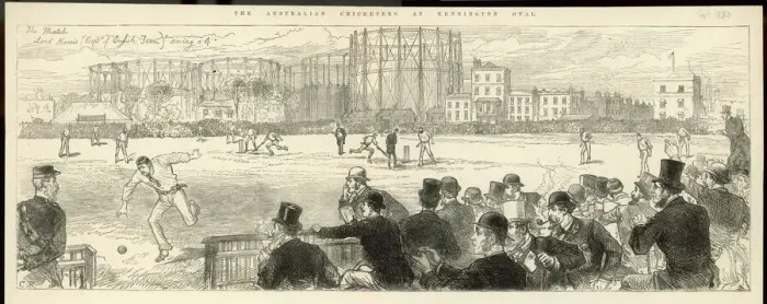 Framed Print : Cricket at the Oval Framed Print : Cricket at the Oval