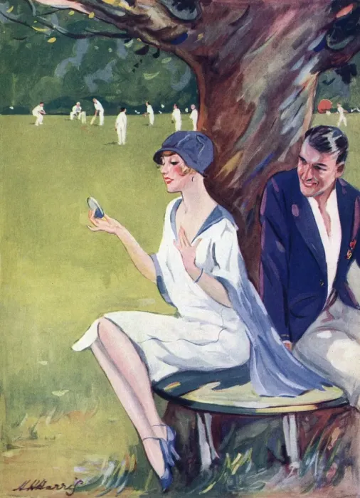 Framed Print : Cricket - The Perfect Maiden by H. H. Harris Framed Print : Cricket - The Perfect Maiden by H. H. Harris