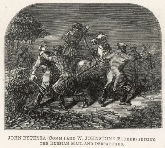 Framed Print : Crimean war John Bythsea & William Johnstone