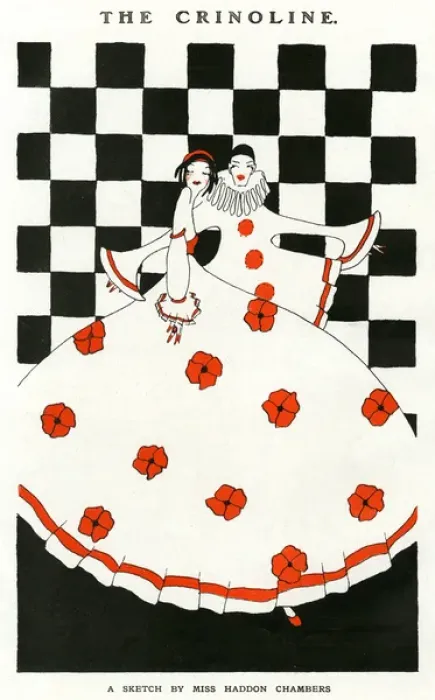 Framed Print : The Crinoline by Miss Haddon Chambers Framed Print : The Crinoline by Miss Haddon Chambers