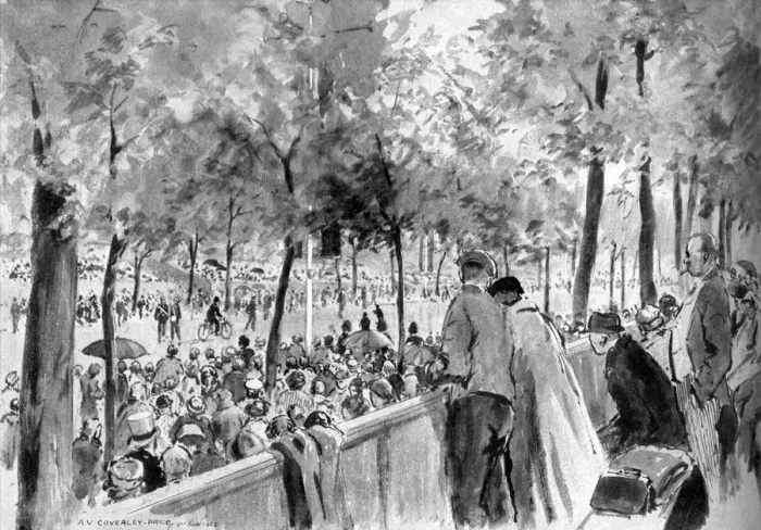 Framed Print : Crowds in the Mall, Coronation day, 1953 Framed Print : Crowds in the Mall, Coronation day, 1953