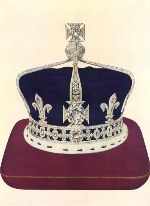 Framed Print : Crown for Queen Elizabeth (the Queen Mother), Coronation 19 Framed Print : Crown for Queen Elizabeth (the Queen Mother), Coronation 19