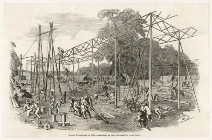 Framed Print : Crystal Palace Construct