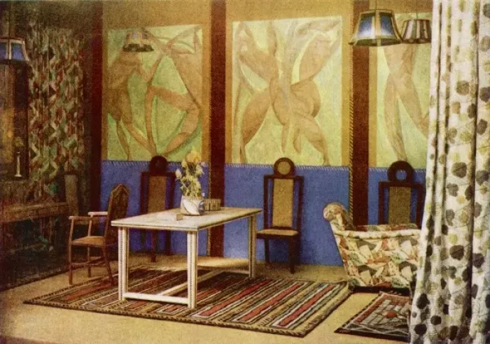 Framed Print : Cubist room at The Ideal Home Exhibition Framed Print : Cubist room at The Ideal Home Exhibition