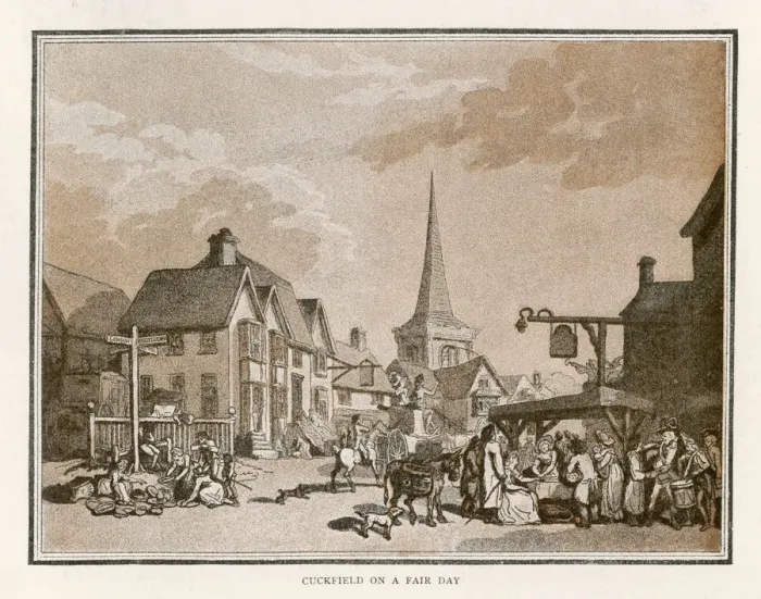 Framed Print : CUCKFIELD FAIR  /  1790