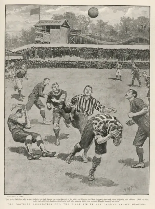 Framed Print : Cup Final 1895 Framed Print : Cup Final 1895