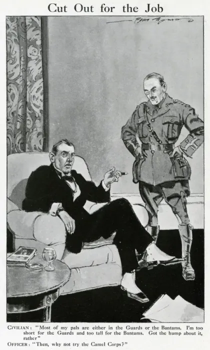 Framed Print : Cut out for the job: WW1 recruitment humour
