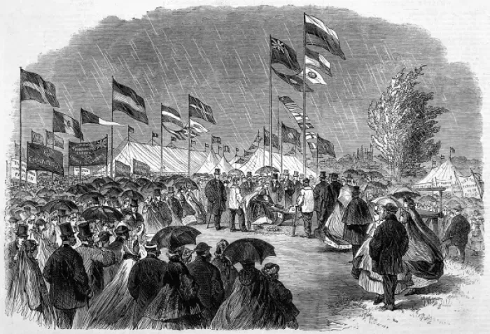 Framed Print : Cutting the first turf of the Bristol and North Somerset Rai